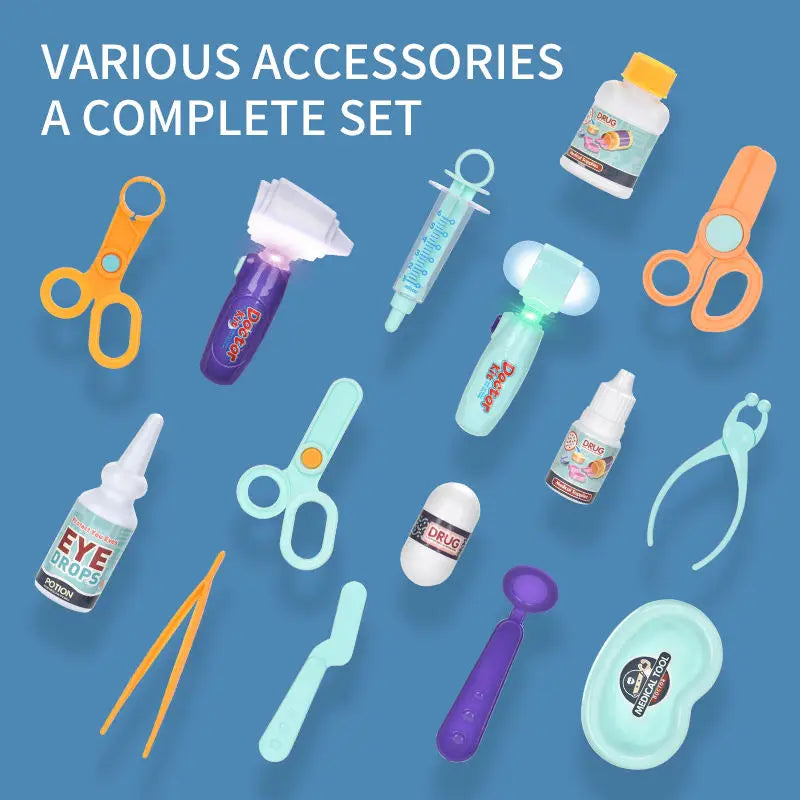 KTX-098771 Kids Doctor Role Play Medical Toy Set for Early Education - Pretend Play Doctor Kit