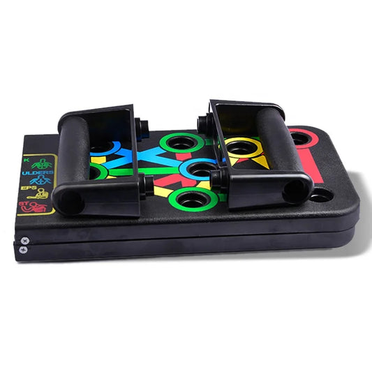 KTX-534163 Multifunctional Foldable Push Up Board with 14-in-1 Exercise Features for Home Gym Fitness
