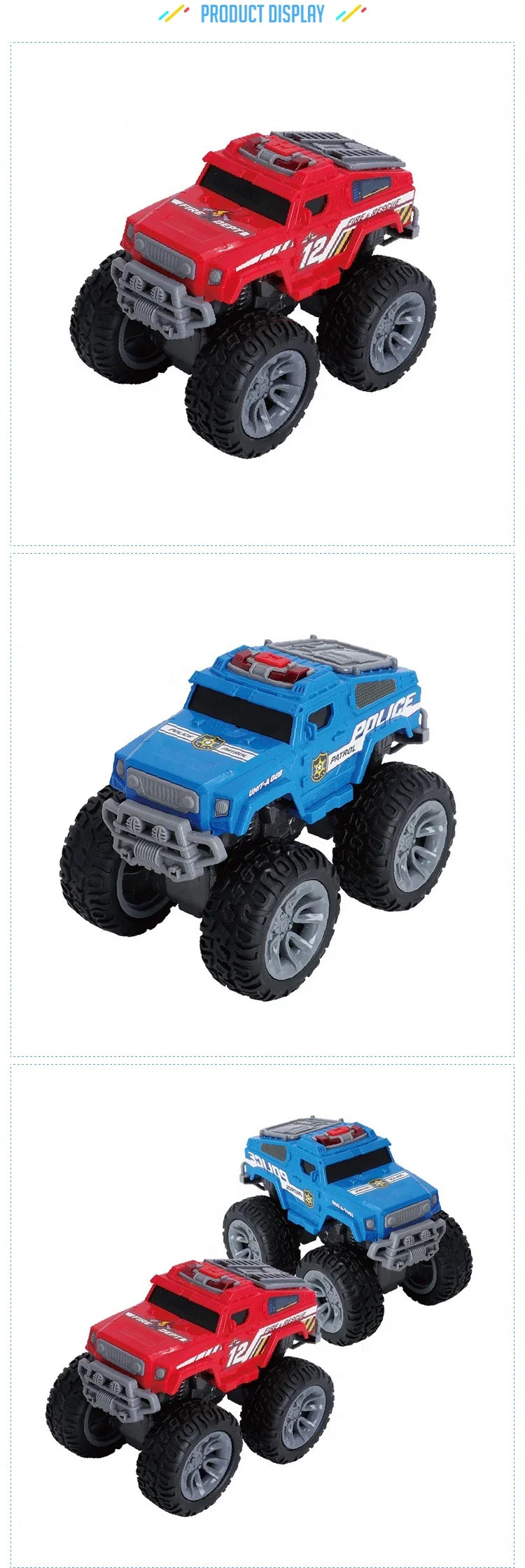 KTX-246803 Electric Fire Truck Toy Car with Light and Sound for Kids 2-13 Years
