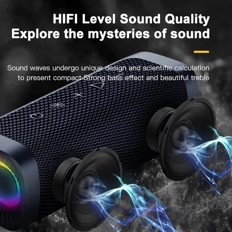 KTX-414419 Portable Waterproof Mini Bluetooth Speaker – Wireless and Compact Design for Outdoor Use