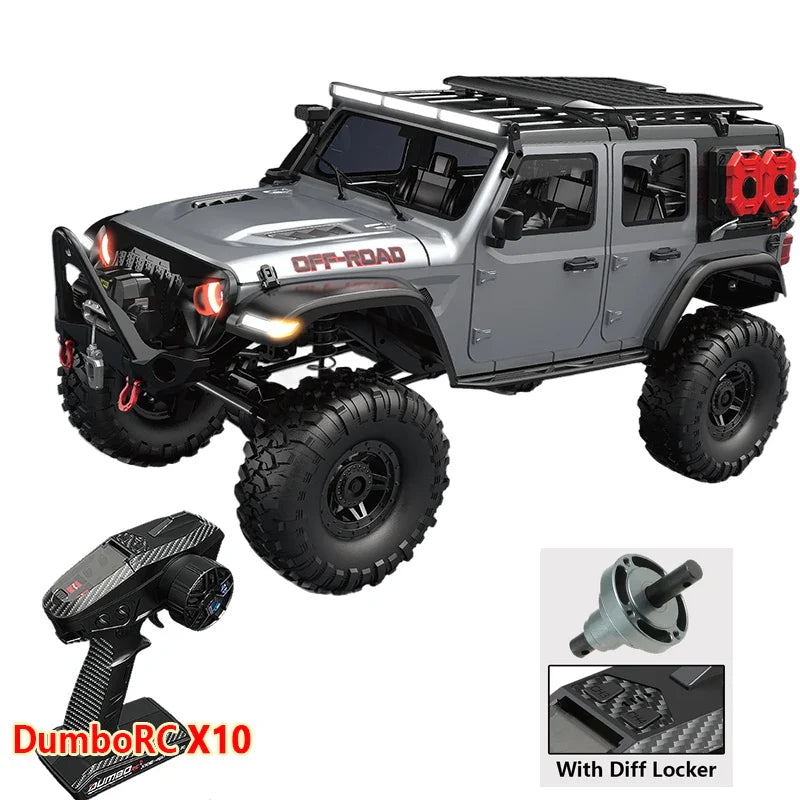 KTX-141523 1:10 Scale Off-Road RC Monster Truck with 4WD, 2.4GHz Remote Control, LED Lights, and 18km/h Speed