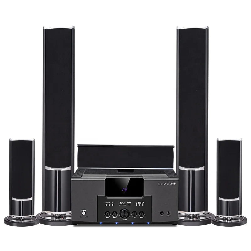 KTX-156883 5.1 Channel Home Theatre Speaker System with Powerful Subwoofer and Remote Control