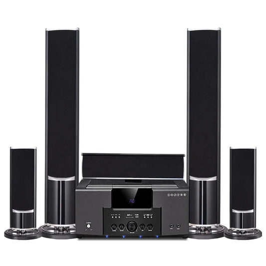KTX-156883 5.1 Channel Home Theatre Speaker System with Powerful Subwoofer and Remote Control