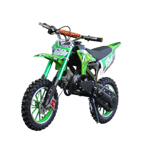 49cc Two-Stroke Gasoline Dirt Bike for Kids – Manual Ignition, 40km/h Max Speed
