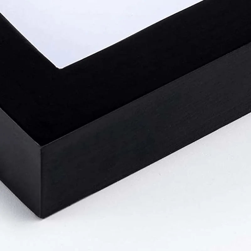 KTX-128595 Black Wooden A4 & A3 Picture Frames Set for 6x8 Pictures – Set of 3 & 4 & 6