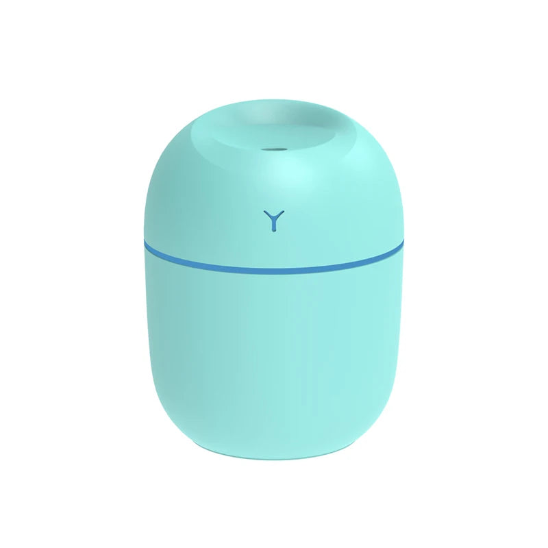 KTX-586515 220ml Ultrasonic Mini Humidifier and Aroma Oil Diffuser with USB and Colourful Night Light for Home and Car