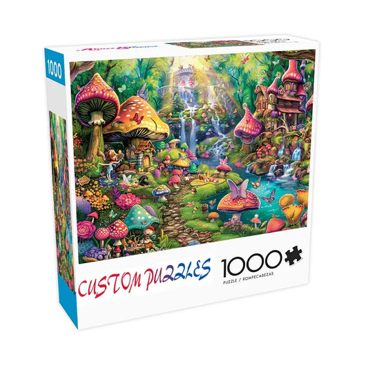 KTX-119955 Custom Irregular Shape Jigsaw Puzzle - 500/1000 Pieces Special Space Universe Design