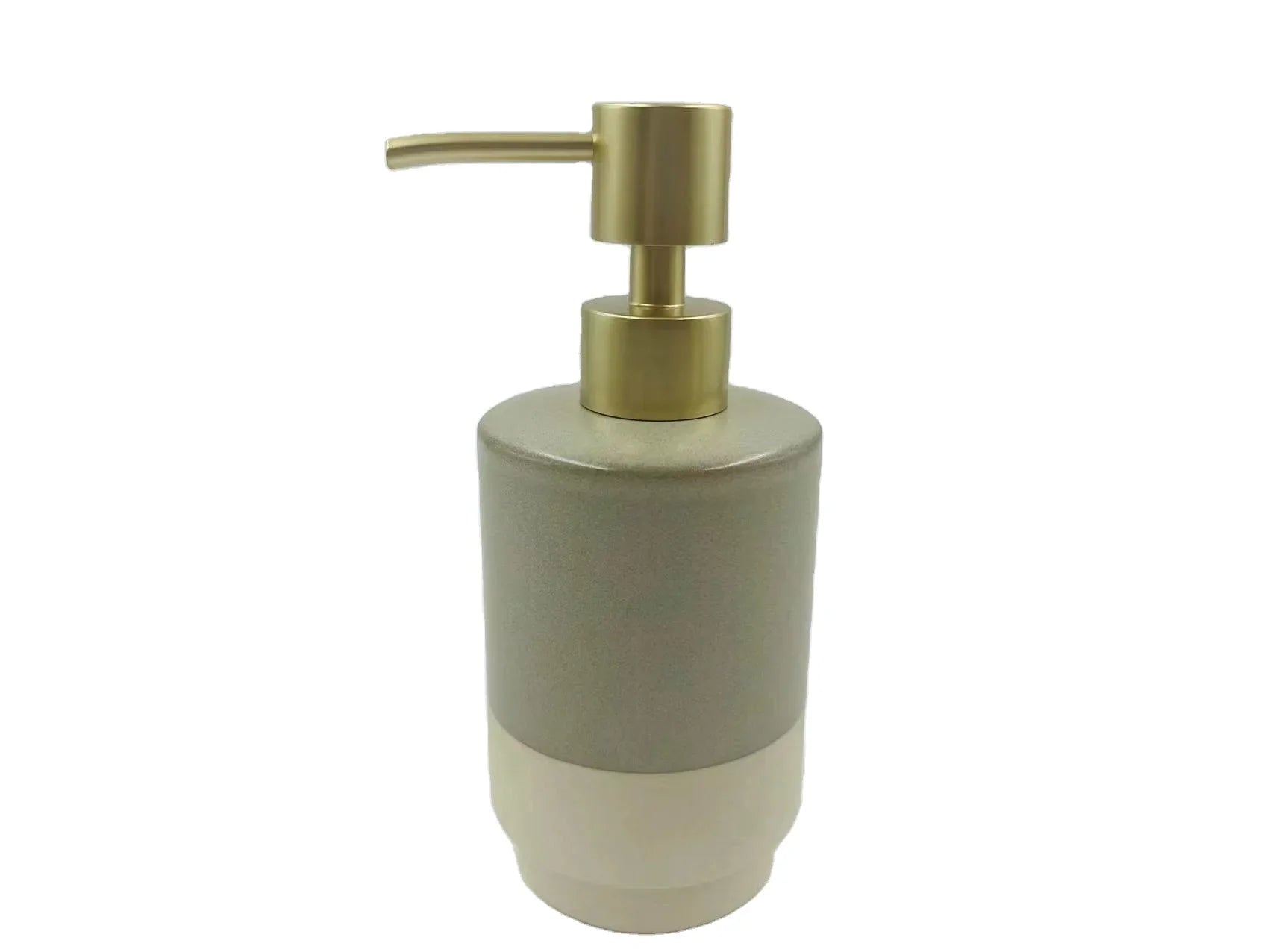KTX-169811 Modern Two-Tone Ceramic Bathroom Accessory Set – Soap Dish, Toothbrush Cup, and More