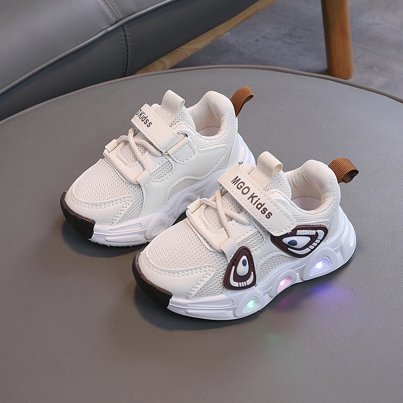 KTX-508819 Wholesale Children's Shoes Light up Children's Sneakers LED Light Breathable Comfortable Casual Shoes