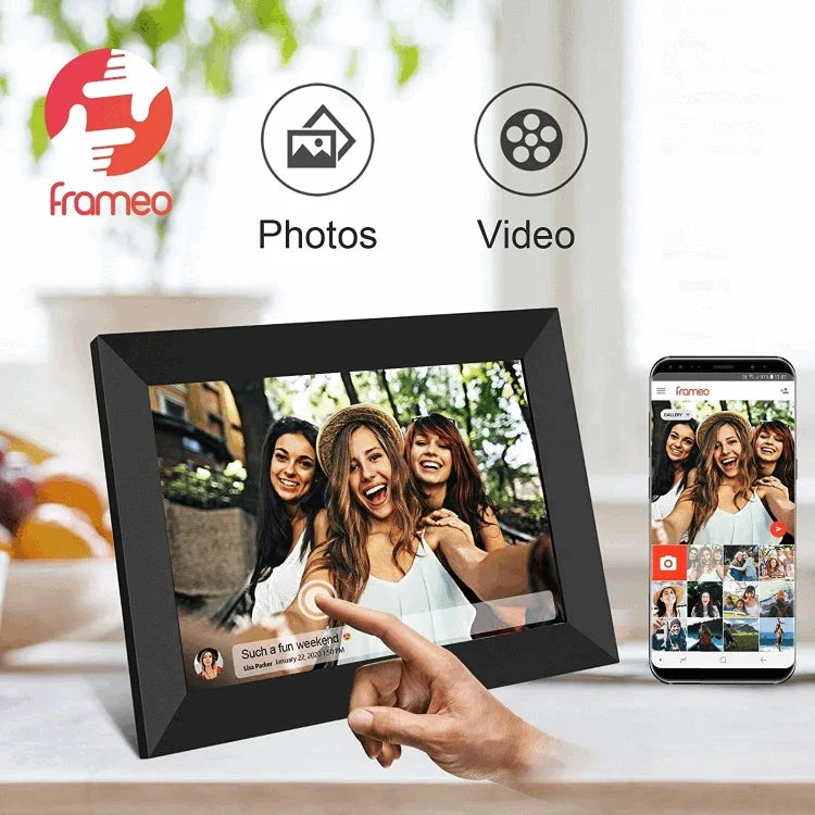 KTX-931987 10 Inch WiFi LCD Digital Photo Frame with Cloud Access and Free Picture Downloads