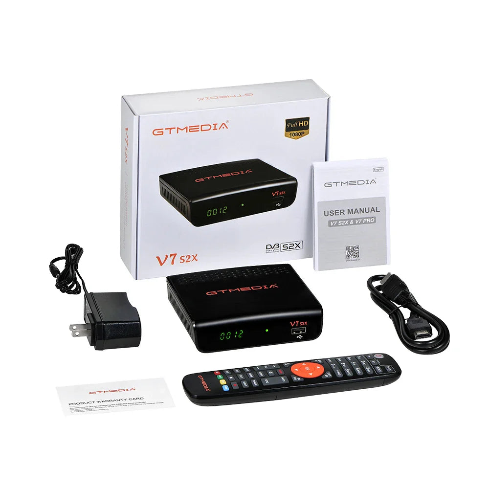 KTX-024019 HD Digital Satellite Receiver with DVB-S2 Support, USB PVR and Network Sharing Capabilities, PowerVu and BISS Compatibility