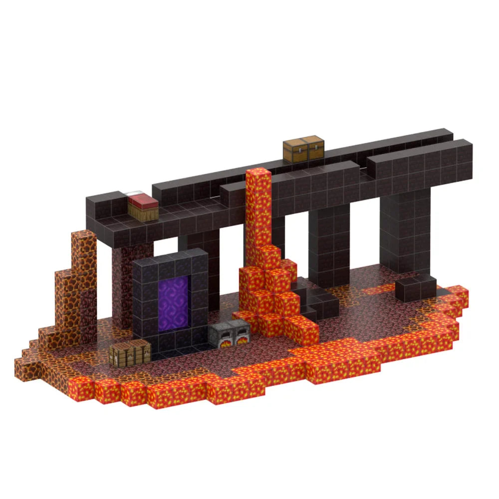 KTX-684755 Magnetic Building Block Cube Set for Kids - DIY Educational Sensory Game with Over 500 Accessories
