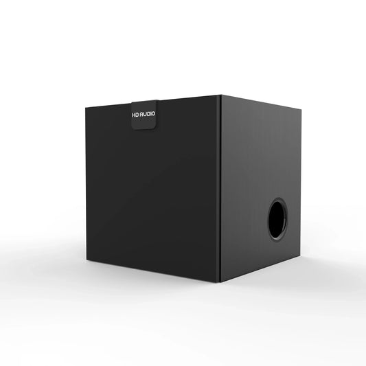 KTX-695827 150W Active 10 Inch Subwoofer Speaker with Built-in Amplifier for Enhanced Sound Quality