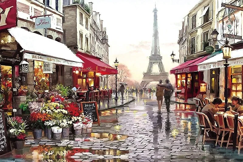 KTX-514323 Custom 1000 Piece Jigsaw Puzzle Featuring Famous Painting Scenery for Educational Decompression Activities