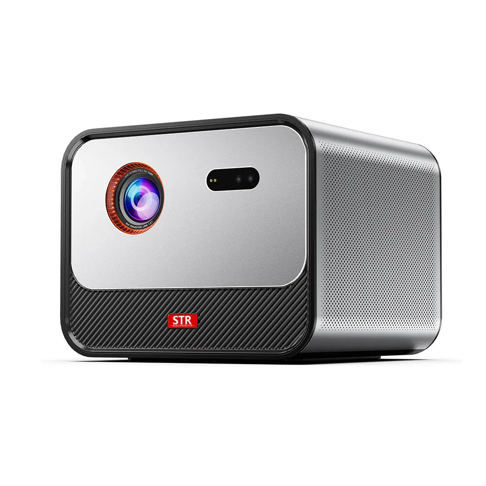 KTX-269203 1080P HD Portable LED DLP Projector with Smart Android and WiFi Connectivity for Home Cinema