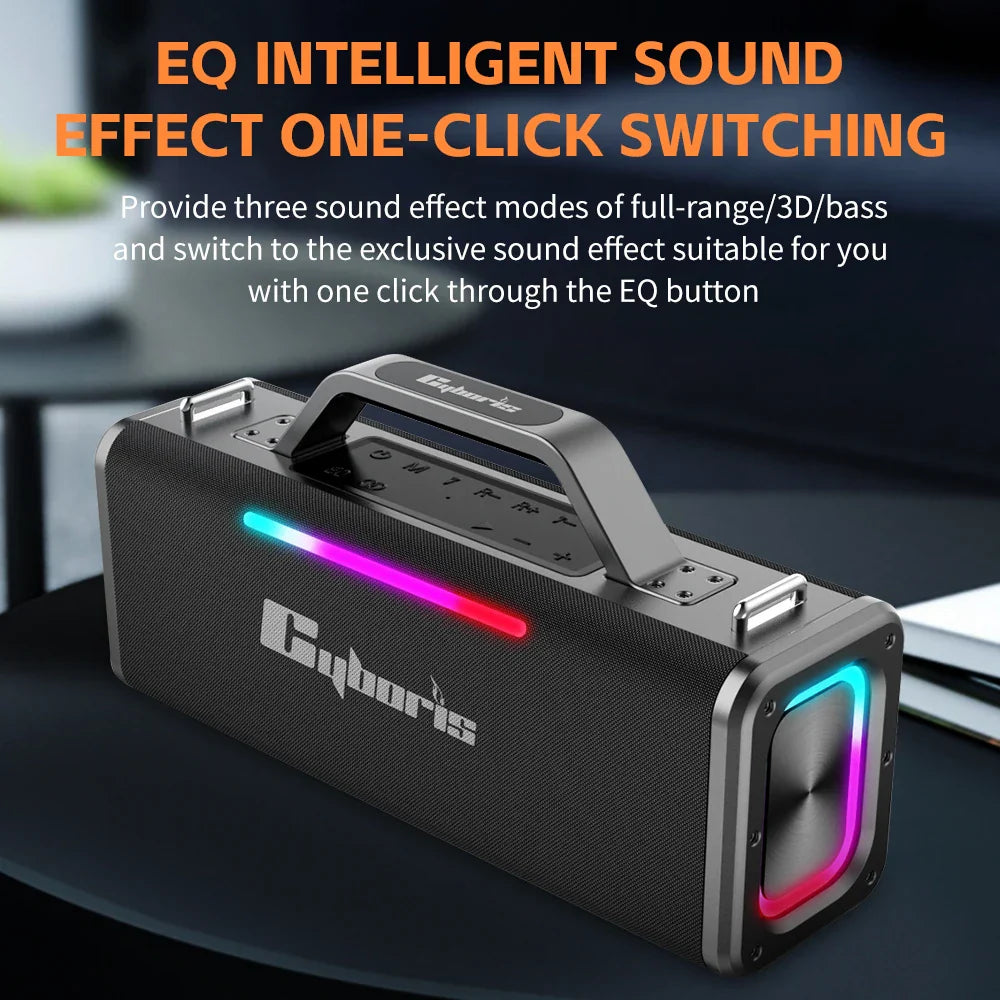KTX-217811 X12 200W Portable Subwoofer Speaker with Wireless Microphone Support for Outdoor Karaoke