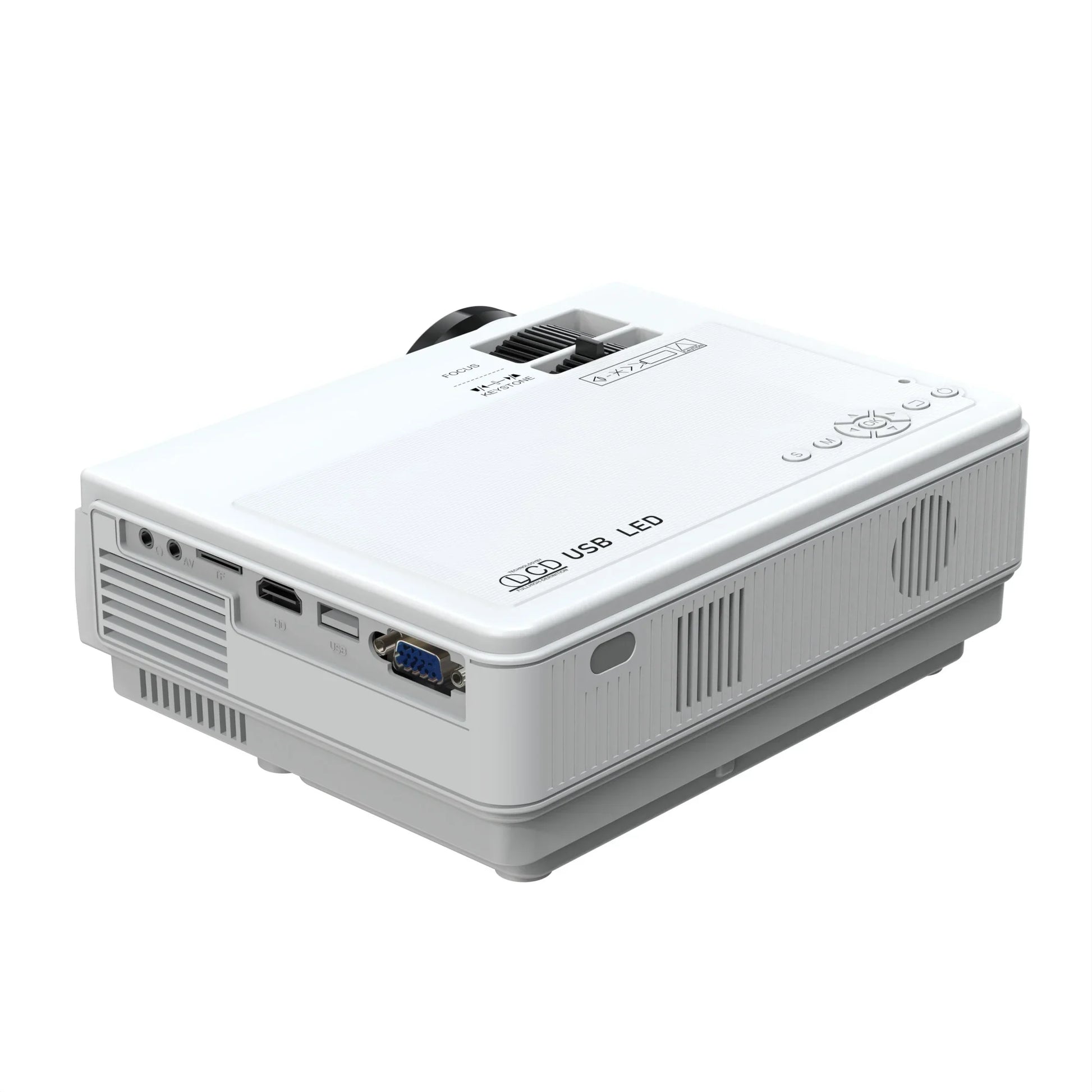 KTX-976595 720P LED Projector with High Brightness and Low Noise for Home Entertainment