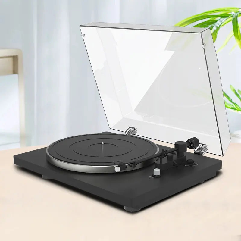 KTX-448339 Bluetooth Vinyl Record Player Turntable with HiFi Sound and Classic Gramophone Design