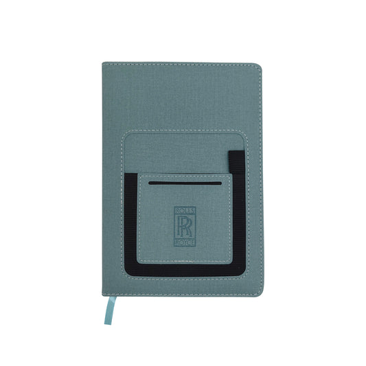 KTX-064467 Classic Solid Colour A5 Portable PU Notebook with Logo Journal and Writing Diary