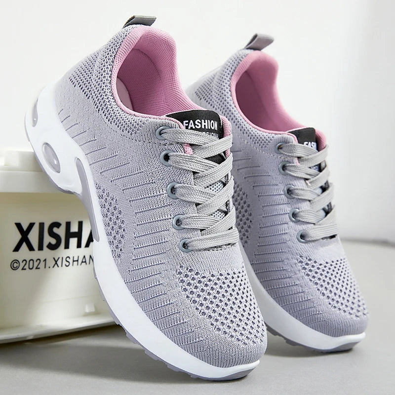 KTX-639891 G-823 Women's 2023 Autumn New Women's Shoes Soft Bottom Breathable Casual Shoes Women's Sports Shoes Stock