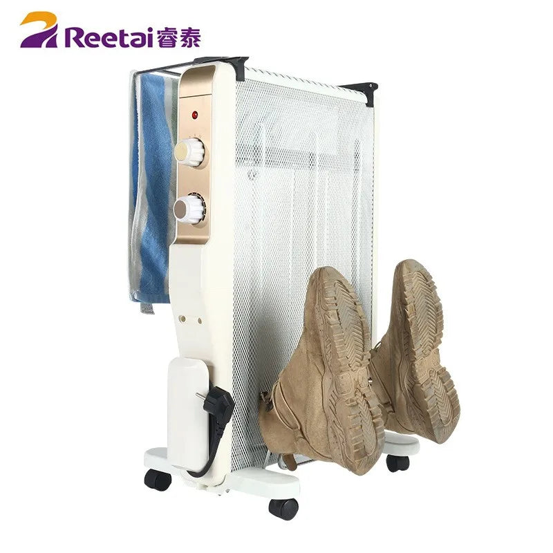 KTX-374099 2000W Portable Infrared Electric Heater with Overheat Protection for Home, Office, and Hotel Use