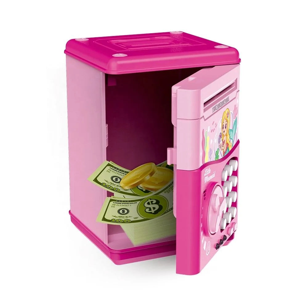 KTX-442259 Digital Password Electronic ATM Piggy Bank for Kids - Safe Plastic Money Saving Box