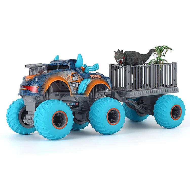 KTX-081811 6x6 Remote Control Monster Truck Stunt Car - 1/16 Scale Electric Vehicle for Ages 5+