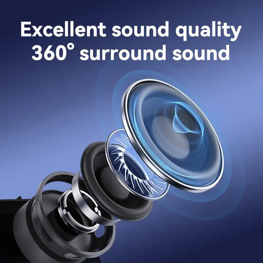 KTX-955667 Mini Waterproof Portable Bluetooth Speaker with Hi-Fi Bass and RGB LED Lights for Outdoor Use and Gaming