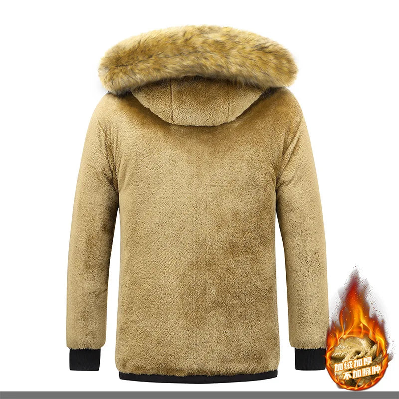 KTX-800275 Down Jackets for Men Large Size Men Jackets Hooded Windproof Waterproof Outerwear Mens Winter Iacket Coat