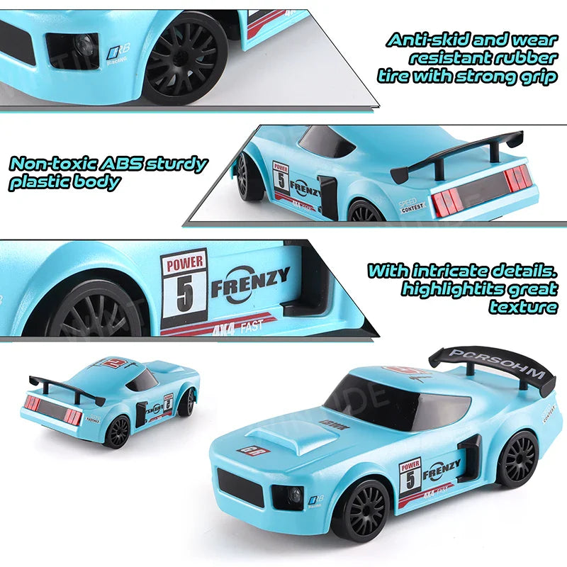 KTX-920275 1:24 High-Speed RC Drifting Stunt Racing Car with USB Charging and 50M Control Range for Indoor/Outdoor Fun