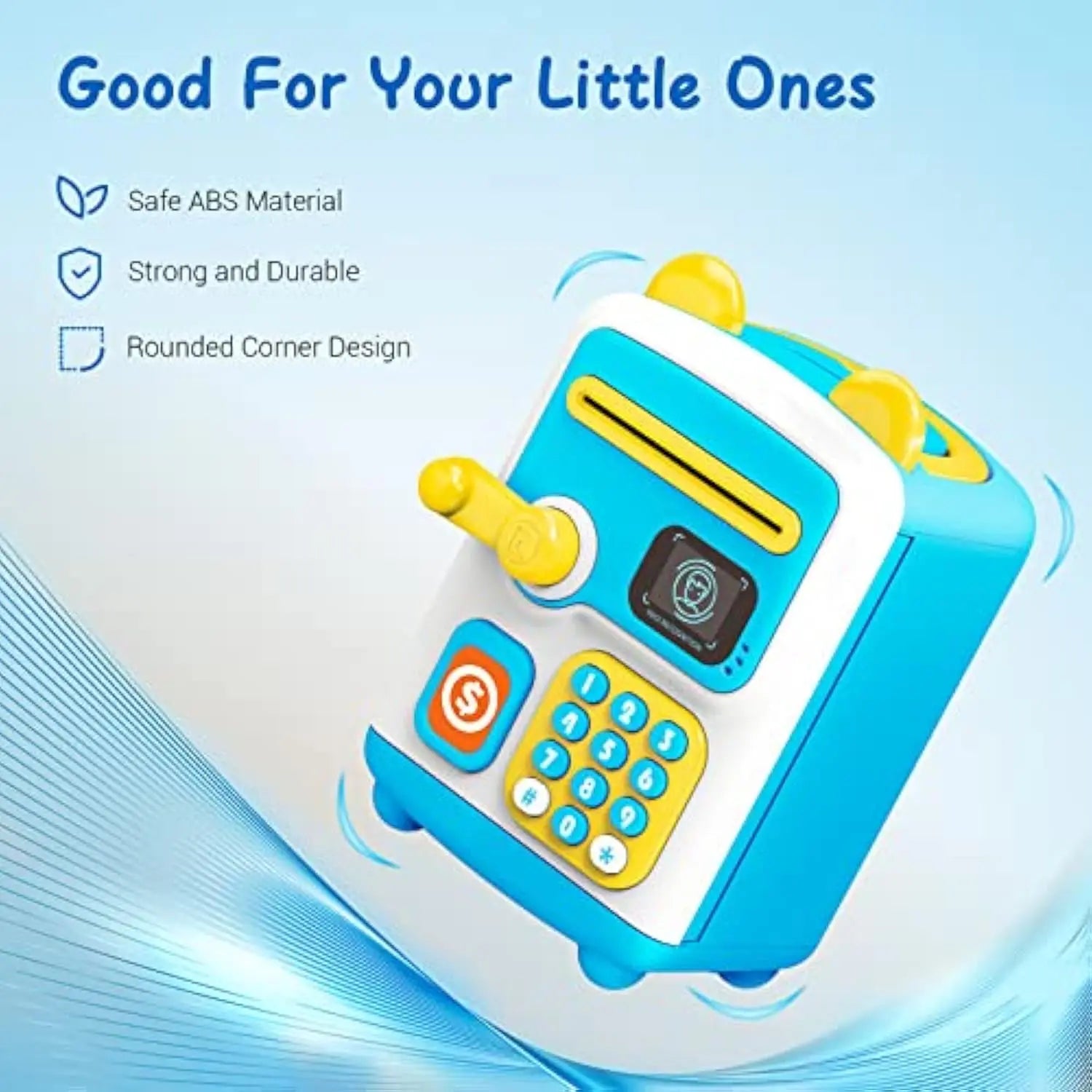 KTX-752979 Electronic Piggy Bank with Face Recognition and ATM Password Feature for Kids