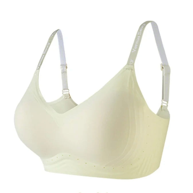 KTX-215059 Invisible Pushup Bra With Green Tea Girl Design for Women Wirefree Breathable Lifts and Supports Naturally