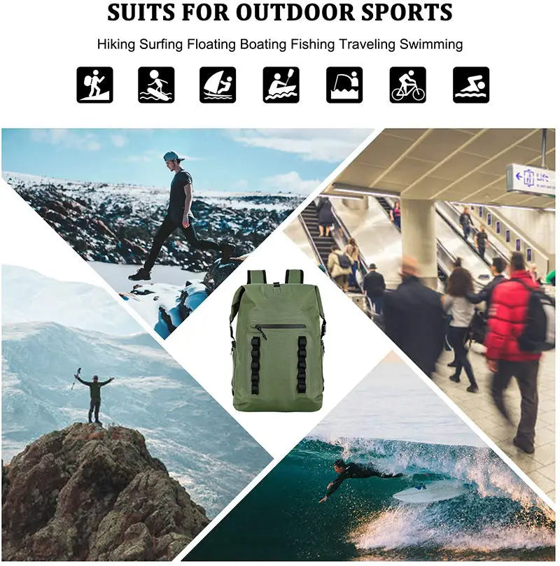 KTX-978259 Waterproof Large Capacity Laptop Backpack for Outdoor Activities and Sports