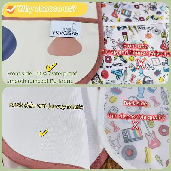 KTX-556243 Stock New Print and High Quality Baby Bib