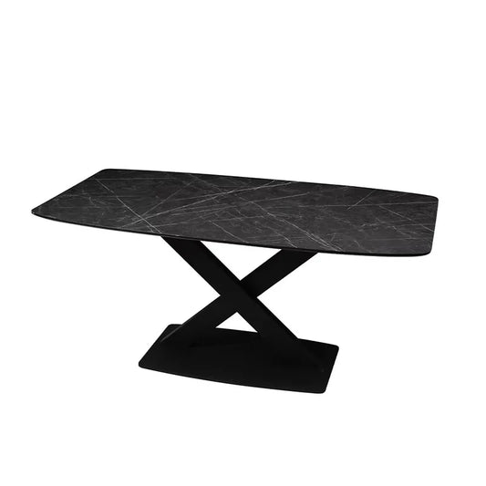 KTX-201875 Stylish Contemporary MDF Dining Table for Home, Hotel, and Restaurant Use