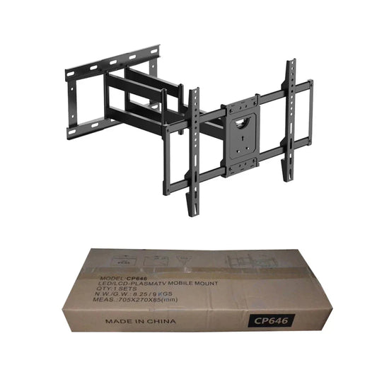 KTX-665875 Universal Full Motion TV Wall Mount Bracket for 32-98 Inch Screen, Adjustable Tilt and Swivel, VESA 600x400mm, Heavy Duty Design