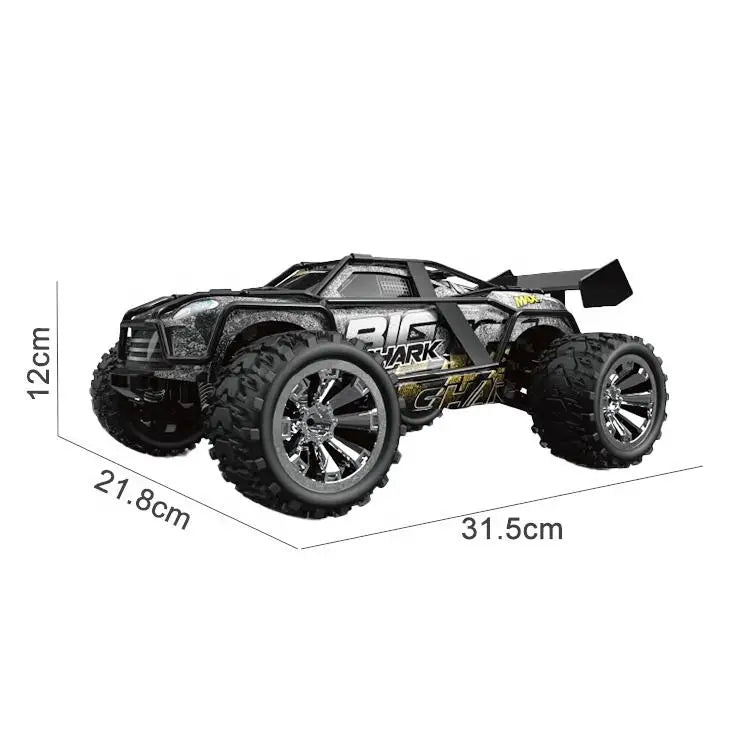 KTX-280723 1:18 Scale 2.4G Remote Control 4WD High-Speed On-Road Car, 35 km/h, 50m Range, TPR Wheels