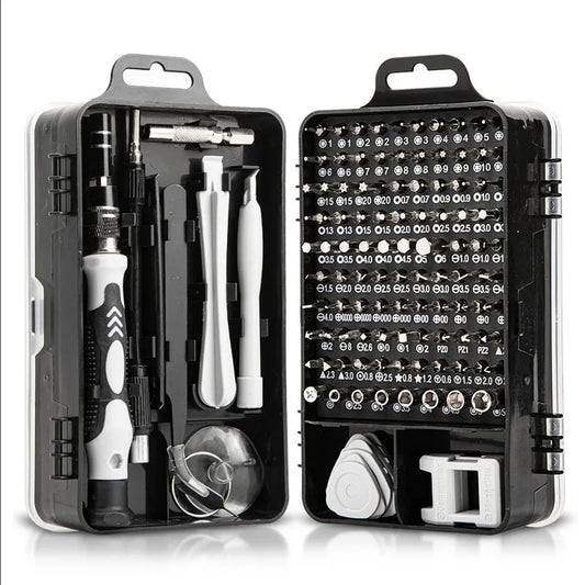 KTX-100435 115-in-1 Precision Repair Screwdriver Set with Magnetic Bits for Electronics