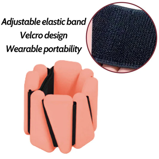 KTX-796307 Adjustable Waterproof Wearable 2 lb Ankle and Wrist Weights for Strength Training