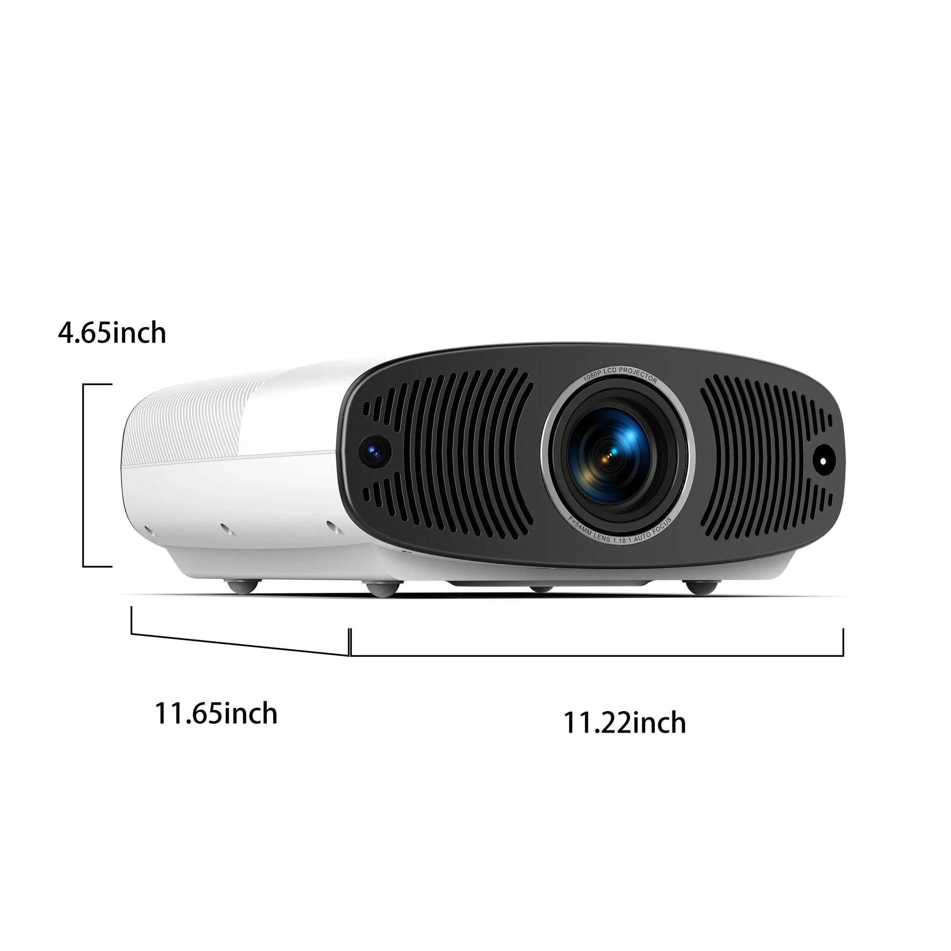 KTX-894099 5-inch LCD LED Projector with 1300 LUX, Native 1080P Support, Android 11, 4K Compatible Home Theatre System
