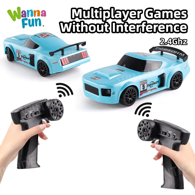 KTX-920275 1:24 High-Speed RC Drifting Stunt Racing Car with USB Charging and 50M Control Range for Indoor/Outdoor Fun