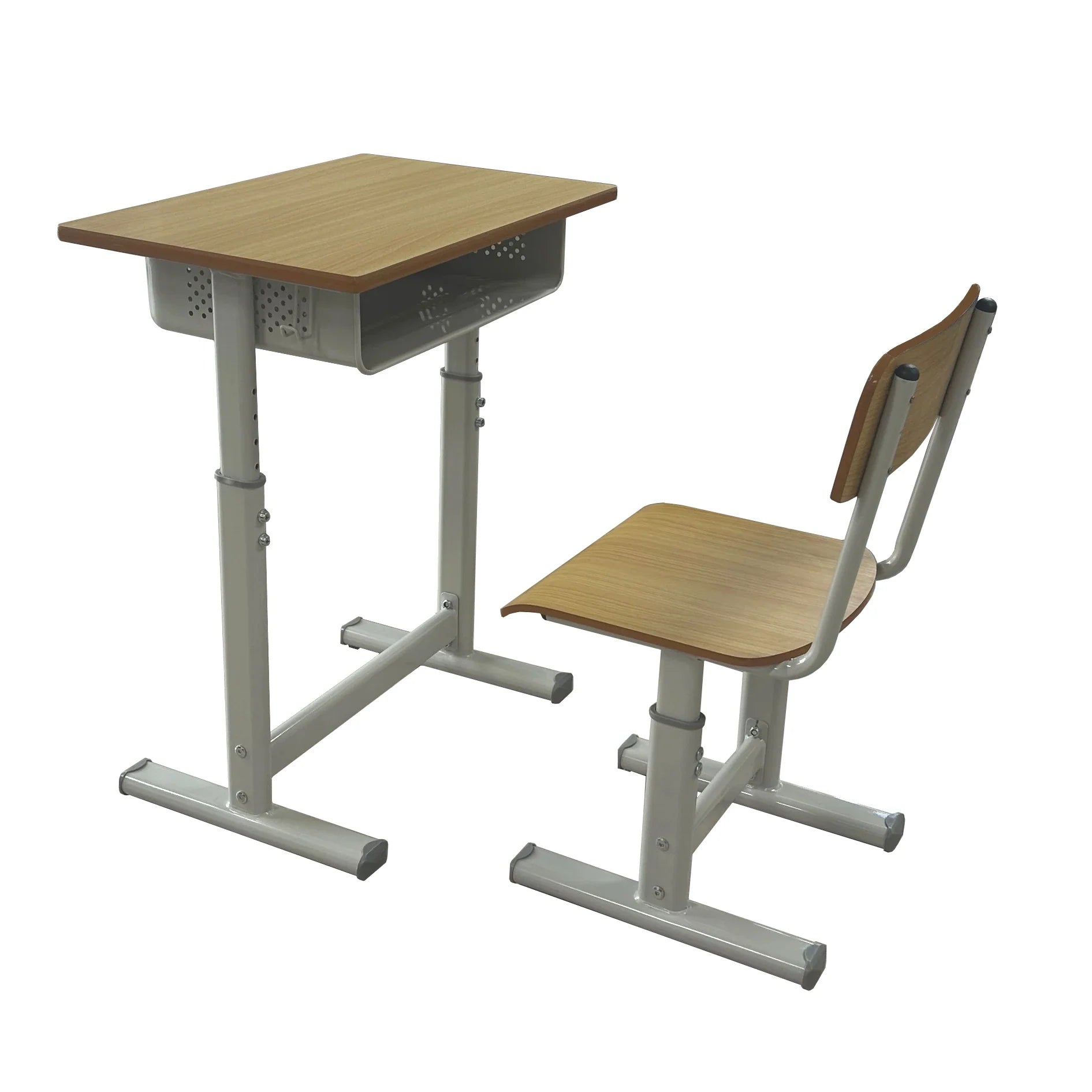 KTX-319699 Adjustable Plywood Classroom Desk and Chair Set for Primary School Students