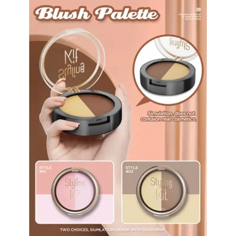 KTX-194771 Pretend Makeup Set for Kids - Mini Cosmetic Bag Toy - Age 2-12, Durable ABS Plastic