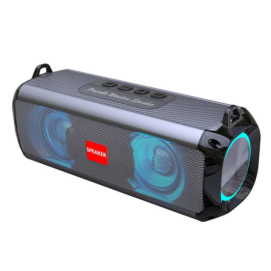 KTX-709331 Portable 2-in-1 Wireless Bass Speakers with RGB LED Light and Bluetooth Connectivity