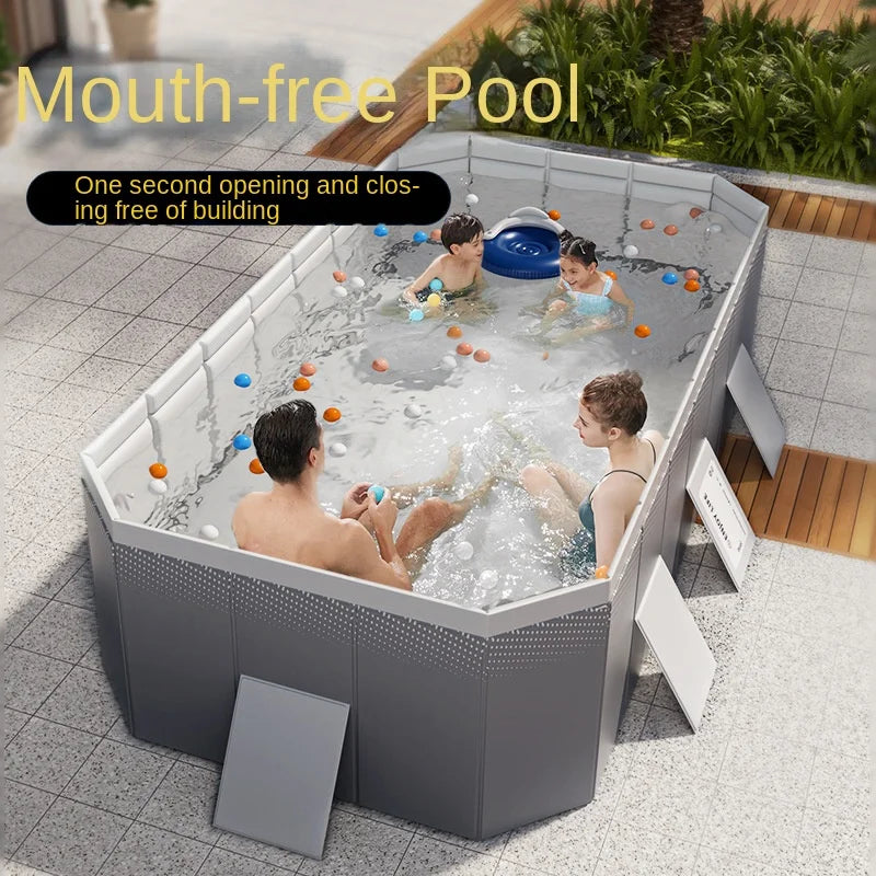 KTX-503699 Large Portable PVC Above Ground Swimming Pool for Outdoor and Children’s Use