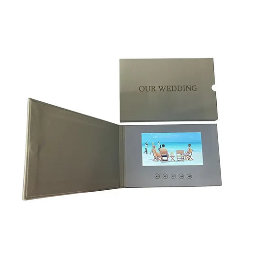 KTX-242707 Personalised Digital Video Album with 7-Inch LCD Display for Weddings and Anniversaries