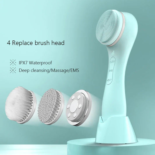 KTX-160659 Facial Cleansing Electric Instrument with Sonic Technology and Multiple Functions