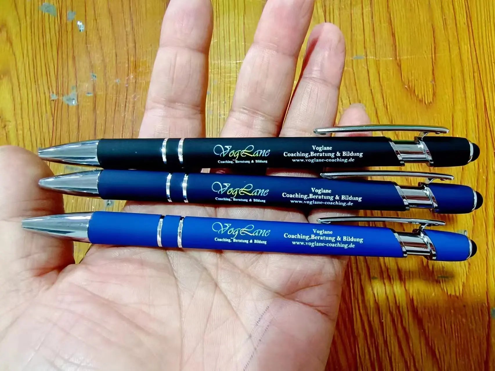 KTX-880211 Aluminium Ballpoint Stylus Pen with Soft Rubber Tip for Touch Screens - Custom Logo Available