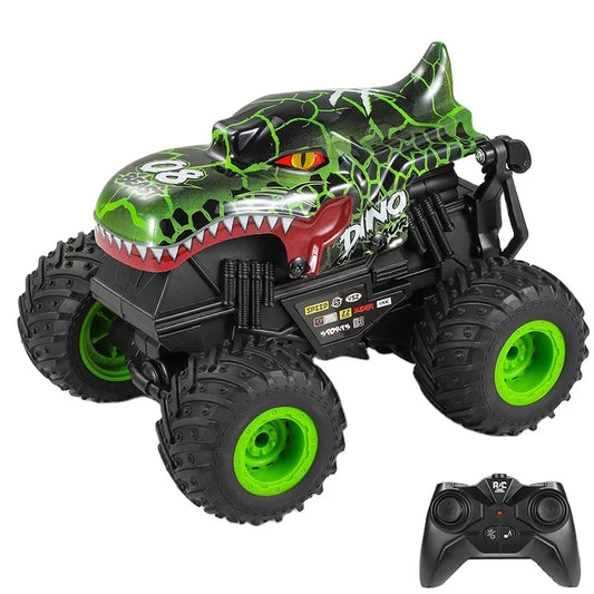 KTX-934931 360° Rotating Remote Control Dinosaur Stunt Truck - 2.4G Electric Crawler for Indoor and Outdoor Play