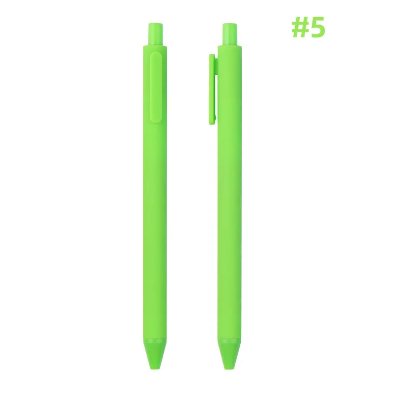 KTX-929939 Custom Logo Printed Retractable Ballpoint Pen with Soft Rubber Grip in Multiple Colours